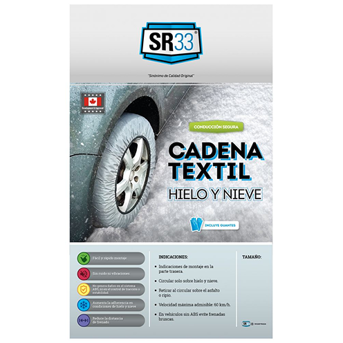 Cadena Textil Nieve - Hielo Nº 480