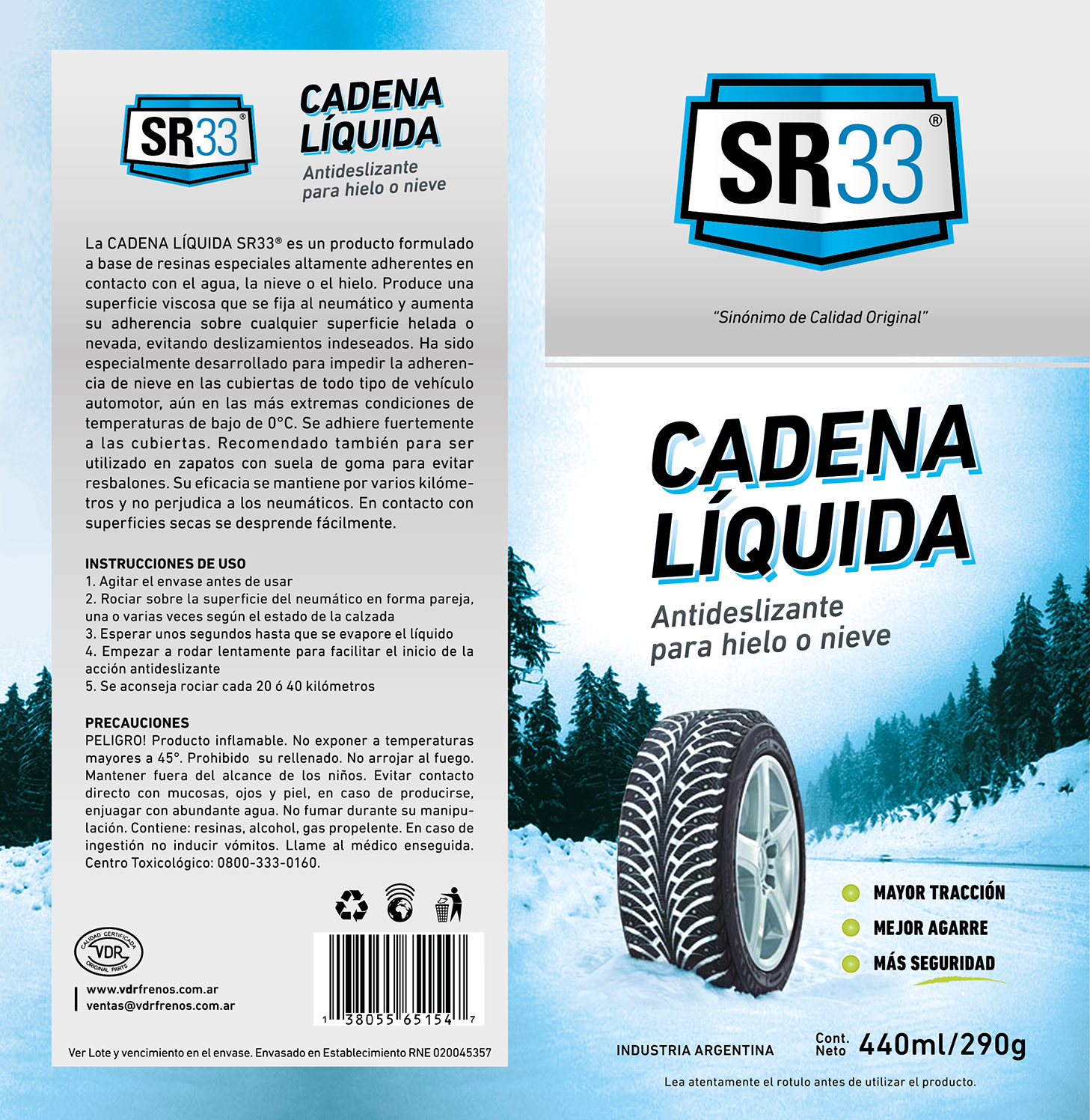 Cadenas antideslizantes Nieve Servo 9